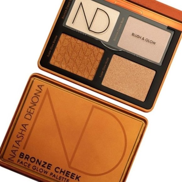 SALE! ✅ Natasha Denona BRONZE Cheek Face Glow Palette ✨NEW WITH BOX - Picture 8 of 11